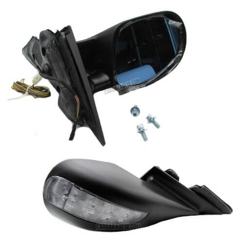 LED SIDE MIRROR FOR BMW E46 M3 STYLE - NON RETRACTABLE