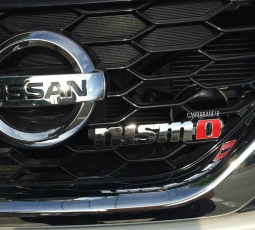 CHROME RED COLOUR nismo GRILLE EMBLEM FOR NISSAN