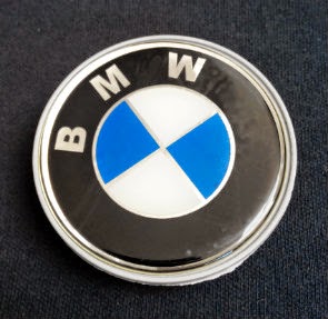 SIZE 68mm BLUE WHEEL CENTER CAP FOR BMW