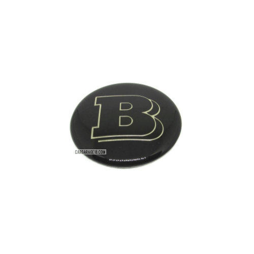 SIZE 52mm BRABUS LOGO STEERING WHEEL EMBLEM FOR BENZ