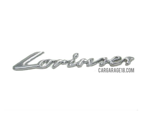 SIZE 130x20mm CHROME Lorinser LETTER EMBLEM FOR MERCEDES BENZ