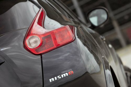 SIZE 125x18mm CHROME RED NISMO EMBLEM FOR NISSAN