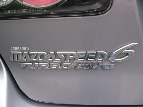 SIZE 165x15mm CHROME MAZDA SPEED LETTER EMBLEM