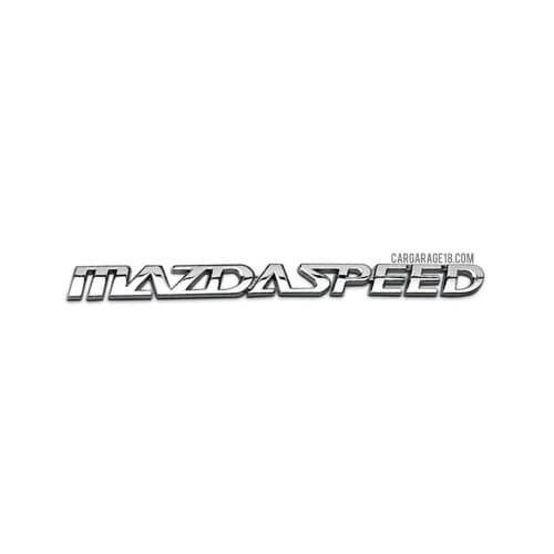 SIZE 165x15mm CHROME MAZDA SPEED LETTER EMBLEM