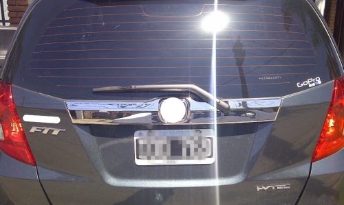 CHROME TRUNK LID MOULDING (COVER) FOR HONDA FIT JAZZ (2008)