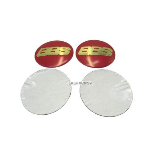 SIZE 65mm RED GOLD BBS LOGO WHEEL CENTER EMBLEM