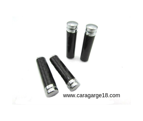 CHROME BLACK CARBON DOOR PIN LOCK FOR BMW