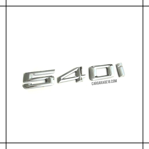 CHROME 540i EMBLEM FOR BMW