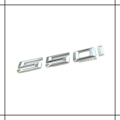 CHROME 550i EMBLEM FOR BMW