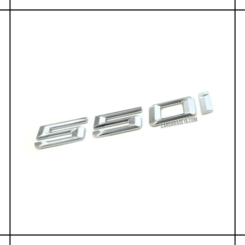 CHROME 550i EMBLEM FOR BMW - Cargarage18.com