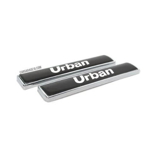 SIZE 7.5x1.5cm BLACK URBAN SIDE EMBLEM