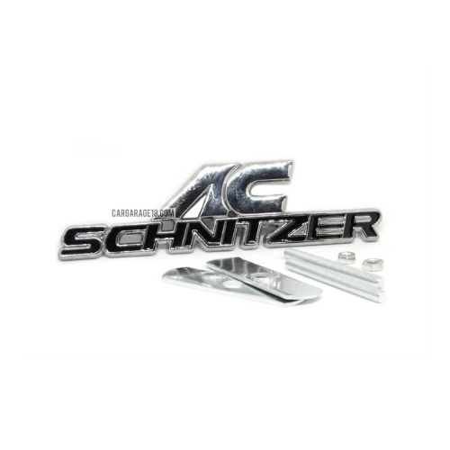 CHROME AC SCHNITZER GRILLE EMBLEM FOR BMW