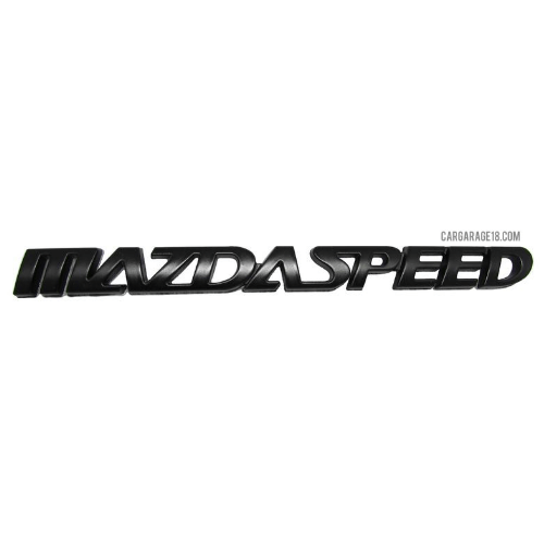 MATTE BLACK MAZDA SPEED LETTER EMBLEM SIZE 165x20mm