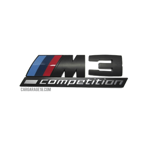 MATTE BLACK EMBLEM ///M3 competition SIZE 7.2X2CM FOR BMW