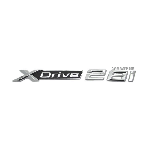 CHROME XDRIVE 28i EMBLEM FOR BMW