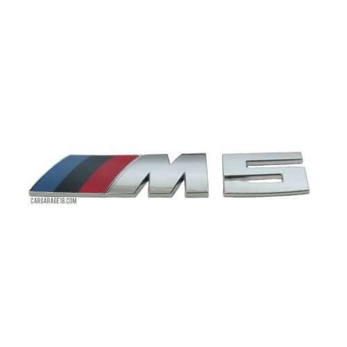 CHROME ///M5 EMBLEM SIZE 110x25mm FOR BMW