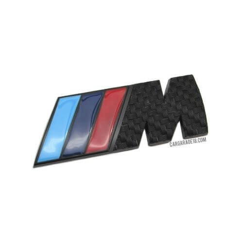 BLACK CARBON MTECH EMBLEM SIZE 90x30mm FOR BMW