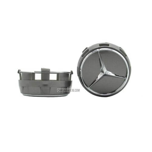 GREY MERCEDES BENZ WHEEL CENTER CAP SIZE 75mm (CUP MODEL)