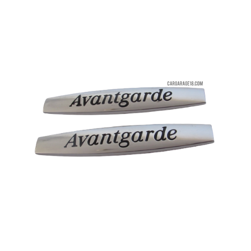 CHROME AVANTGRADE SIDE EMBLEM ABS MATERIALS SIZE 100x18mm