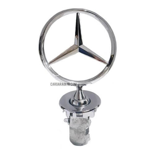 CHROME BONNET HOOD EMBLEM FOR MERCEDES BENZ E-CLASS W124