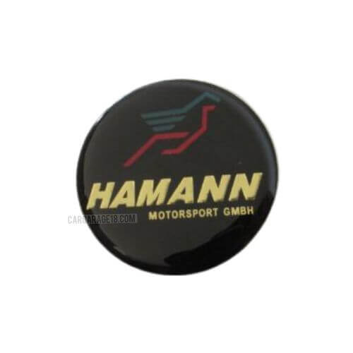 HAMANN MOTORSPORT GMBH LOGO STEERING WHEEL EMBLEM SIZE 45mm FOR BMW