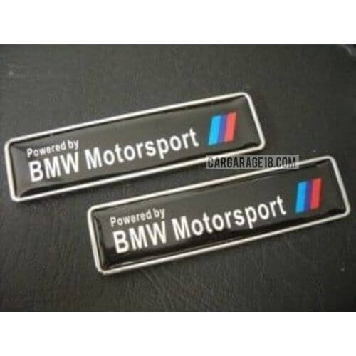 POWERED BY BMW MOTORSPORT EMBLEM SIZE 93x24mm