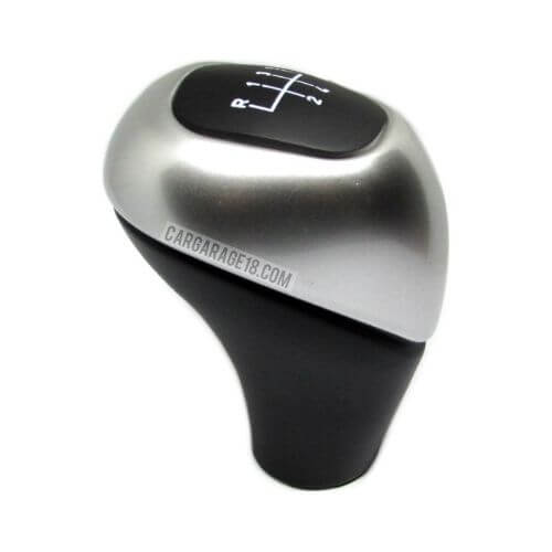 SILVER BLACK MANUAL SHIFT KNOB FOR BMW