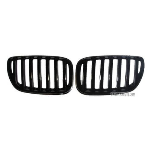 GLOSSY BLACK FRONT GRILLE FOR BMW X5 E53 FACELIFT (2004-2006)