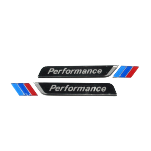 Black Performance Logo Car Glass Sticker For BMW