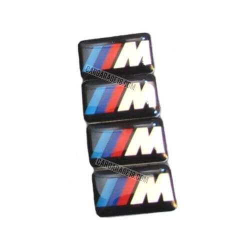 MTECH LOGO SMALL EMBLEM SIZE 2x1.1cm FOR BMW STEERING WHEEL