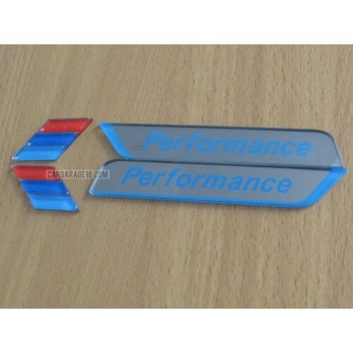 SILVER PERFORMANCE LOGO CAR GLASS STICKER FOR BMW