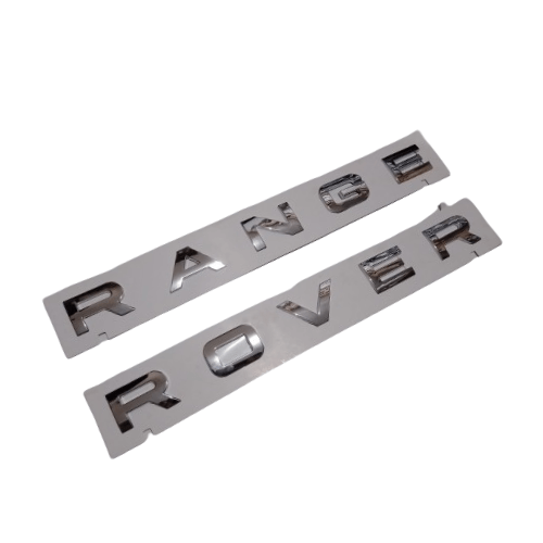 Chrome Letter Emblem Range Rover