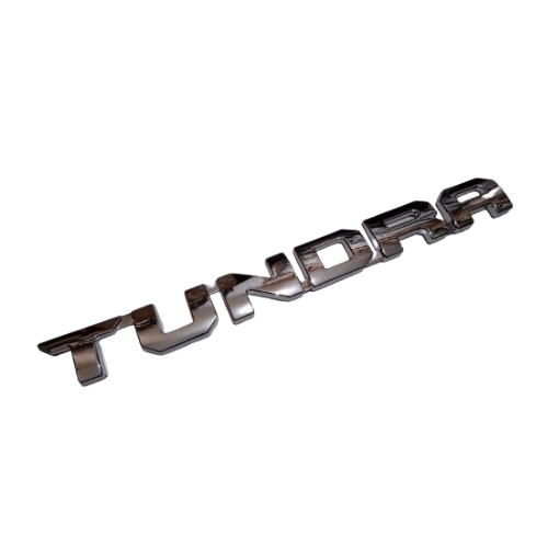 Tundra Letter Emblem Chrome Color - CarGarage18