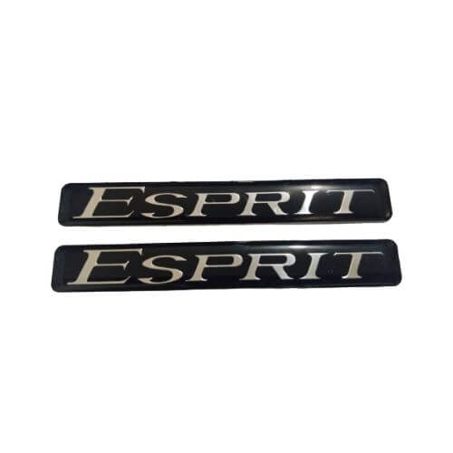 Size 10.5x1.5cm Black Esprit Side Emblem For Mercedes Benz