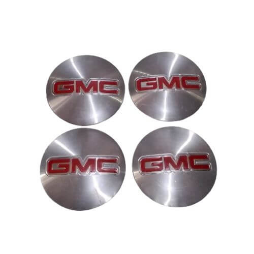 Size 58mm GMC Chrome Wheel Center Cap (Sticker)